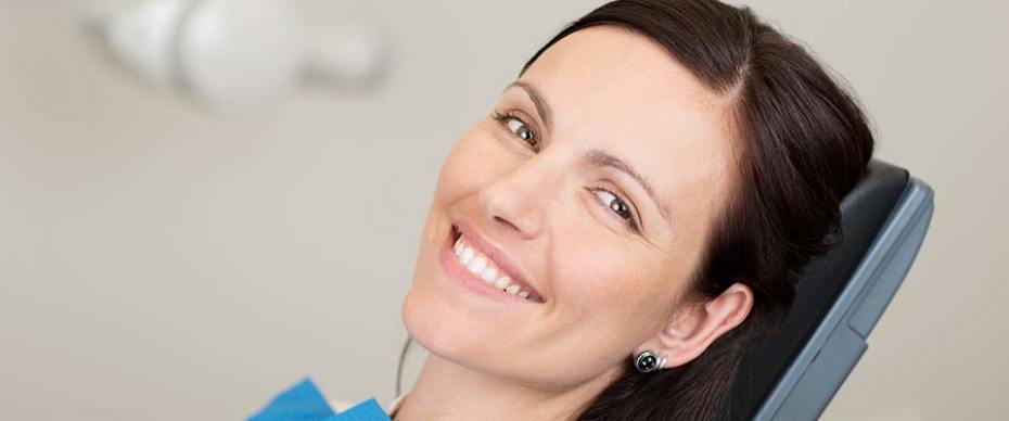 woman smiling